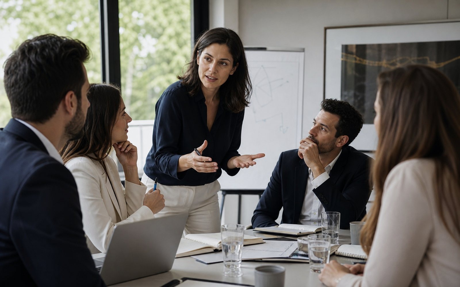 Commerciële training en coaching met kleine groep professionals