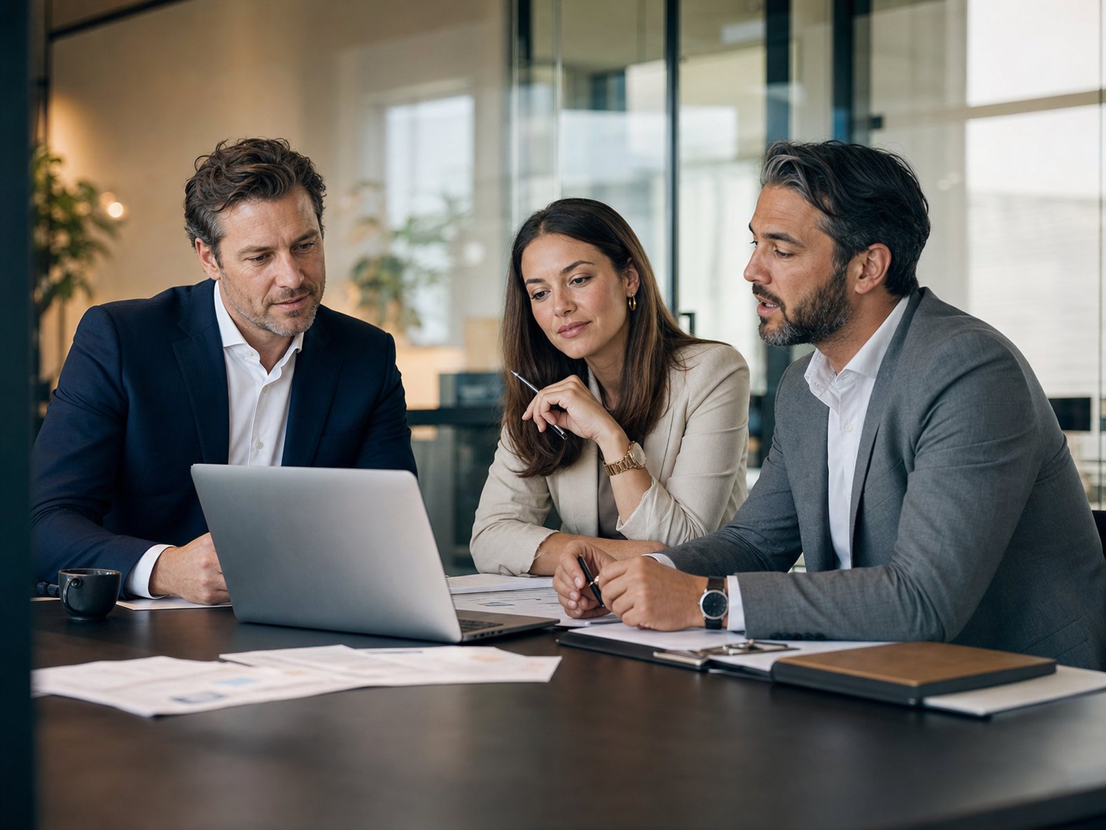 Premium B2B-salesstrategiebeeld voor dienstenoverzicht